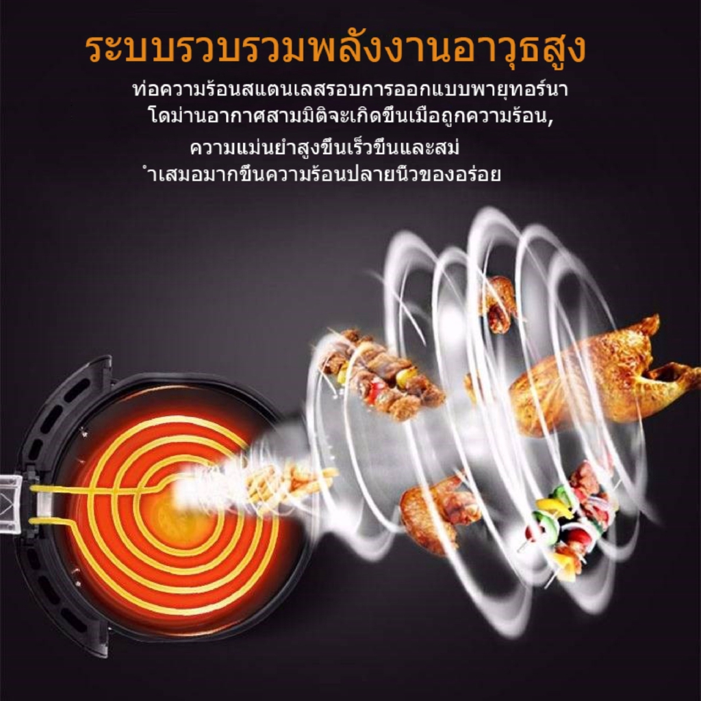 หม้อทอด-เครื่องทอดไร้มัน-เครื่องทอดอัจฉริยะ-หม้อทอดไร้น้ำมัน-air-fryers-4-5l