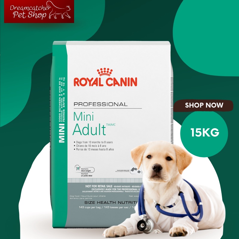 Royal Canin Mini Adult 15 kg อาหารสุนัขพันธุ์เล็ก 15 กิโลกรัม | Shopee  Thailand