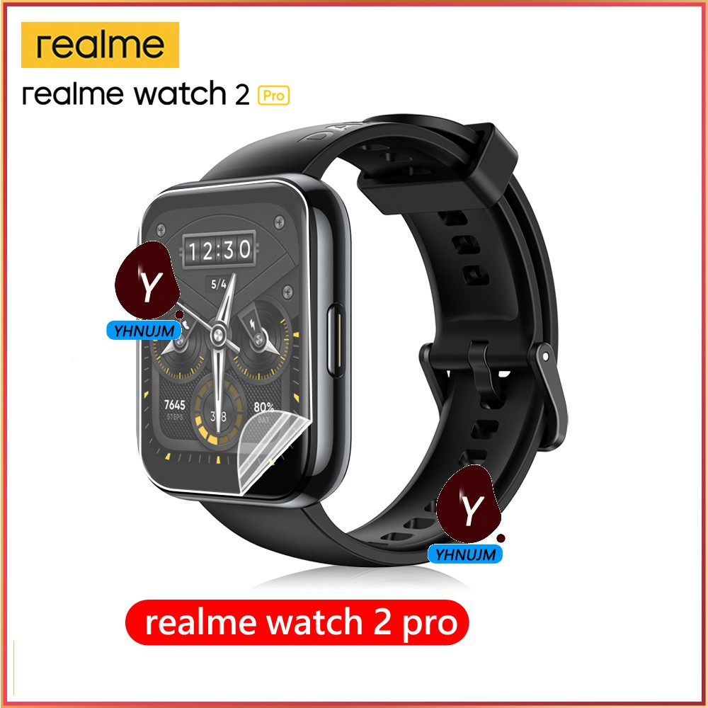 ภาพหน้าปกสินค้าฟิล์มกันรอยหน้าจอ HD แบบนิ่ม สําหรับ Realme watch 2 pro Realme watch 2