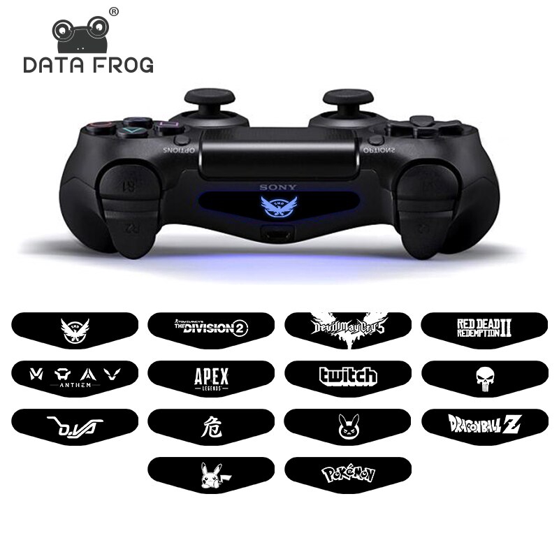 ภาพหน้าปกสินค้าสติกเกอร์รูปลอก DATA FROG LED สําหรับจอย PS4