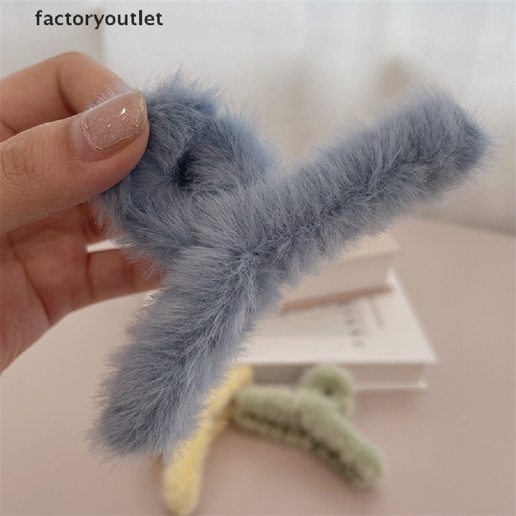 flth-winter-plush-hair-claw-elegant-acrylic-hairpins-faux-fur-hair-clip-barrette-crab-vary