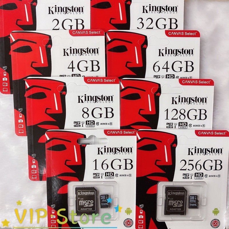 ภาพหน้าปกสินค้าพร้อมส่งในไทย Kingston SD Card Micro SDHC เมมโมรี่การ์ด (2 GB -256 GB) กล้องติดรถยนต์ / โทรศัพท์มือถือ) จากร้าน mr.ccone บน Shopee