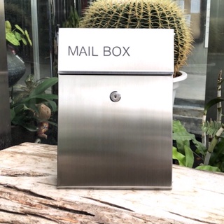 ภาพหน้าปกสินค้าตู้จดหมายสแตนเลส mail box แบบที่5 เกรด304  ตู้ไปรษณีย์ Mailbox สินค้าคุณภาพ ที่เกี่ยวข้อง