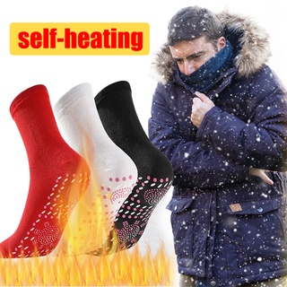ถุงเท้าให้ความอบอุ่น บรรเทาอาการปวดเมื่อย เหมาะกับใส่กลางแจ้ง แฟชั่นฤดูหนาว สําหรับผู้ชาย และผู้หญิง มี 1 คู่