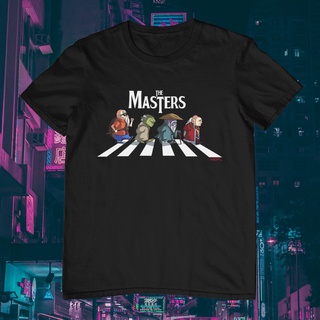 T-shirt  เสื้อยืด ลายการ์ตูนอนิเมะ Master Roshi Yoda The Masters สําหรับผู้ใหญ่ ทุกเพศS-5XL