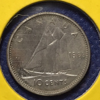 No.60731 เหรียญเงิน ปี1963 แคนาดา 10 CENTS เหรียญสะสม เหรียญต่างประเทศ เหรียญเก่า หายาก ราคาถูก