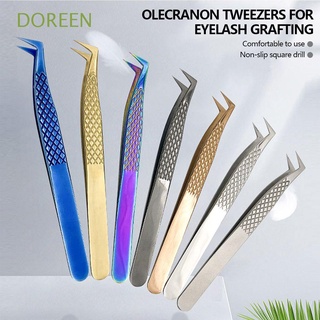 ภาพขนาดย่อของสินค้าDOREEN New Style Grafting Lash Picking Tool Professional Eyebrow Pinch Eyebrow Tweezers 3D 6D Premium High Quality Forceps Make up Accessory Clip Clamps Lashes Extensions Forceps