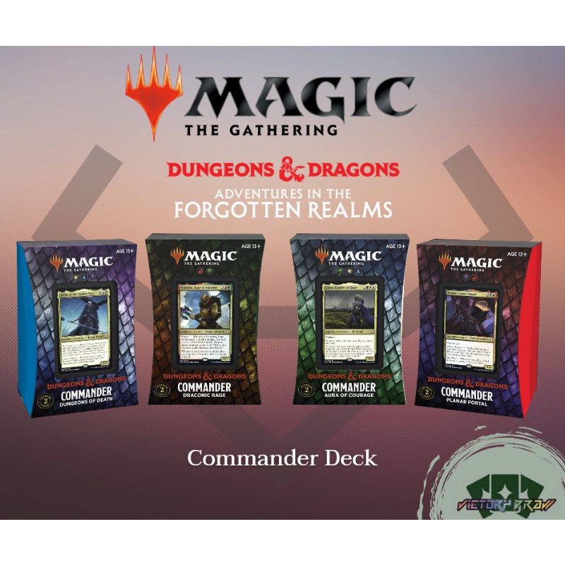 MTG : (AFR) Adventures in Forgotten Realms Commander Deck | Shopee Thailand
