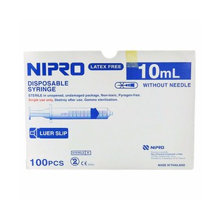 SYRING <NIPPO>10 ML 100s ยกกล่อง