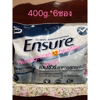 ภาพขนาดย่อของภาพหน้าปกสินค้าแพค6ถุง Ensure กลิ่นวานิลลา ถุงรีฟิล400*6ถุง Exp.03/7/2024 จากร้าน cheer_momriches1729shop บน Shopee ภาพที่ 4