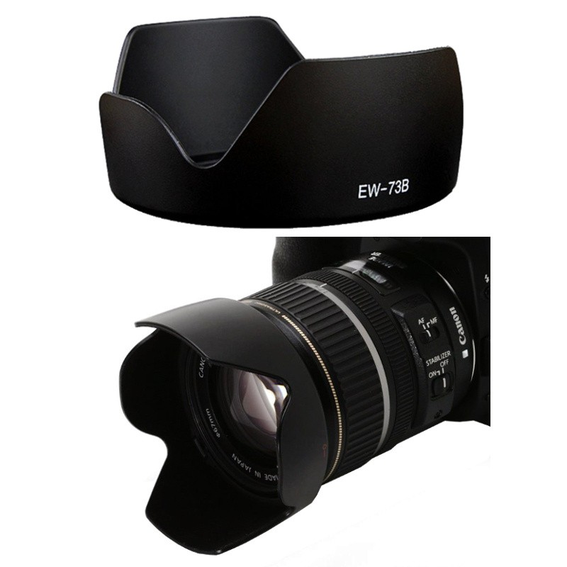 ภาพหน้าปกสินค้าLens Hood Canon EW-73B for EF-S 18-135mm f/3.5-5.6 IS STM, EF-S 17-85mm f/4-5.6 IS USM จากร้าน sskauto บน Shopee