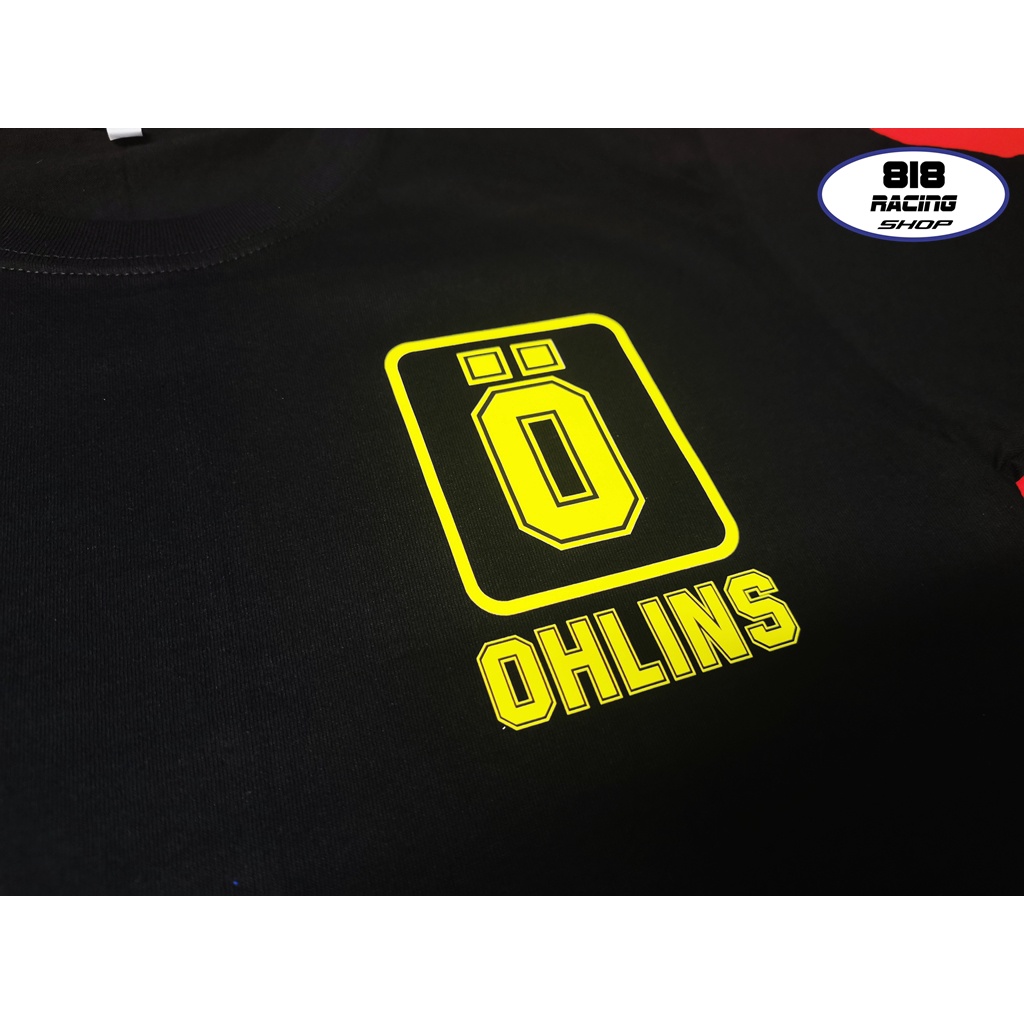 เสื้อยืด-racing-เสื้อซิ่ง-cotton-100-ohlins-2