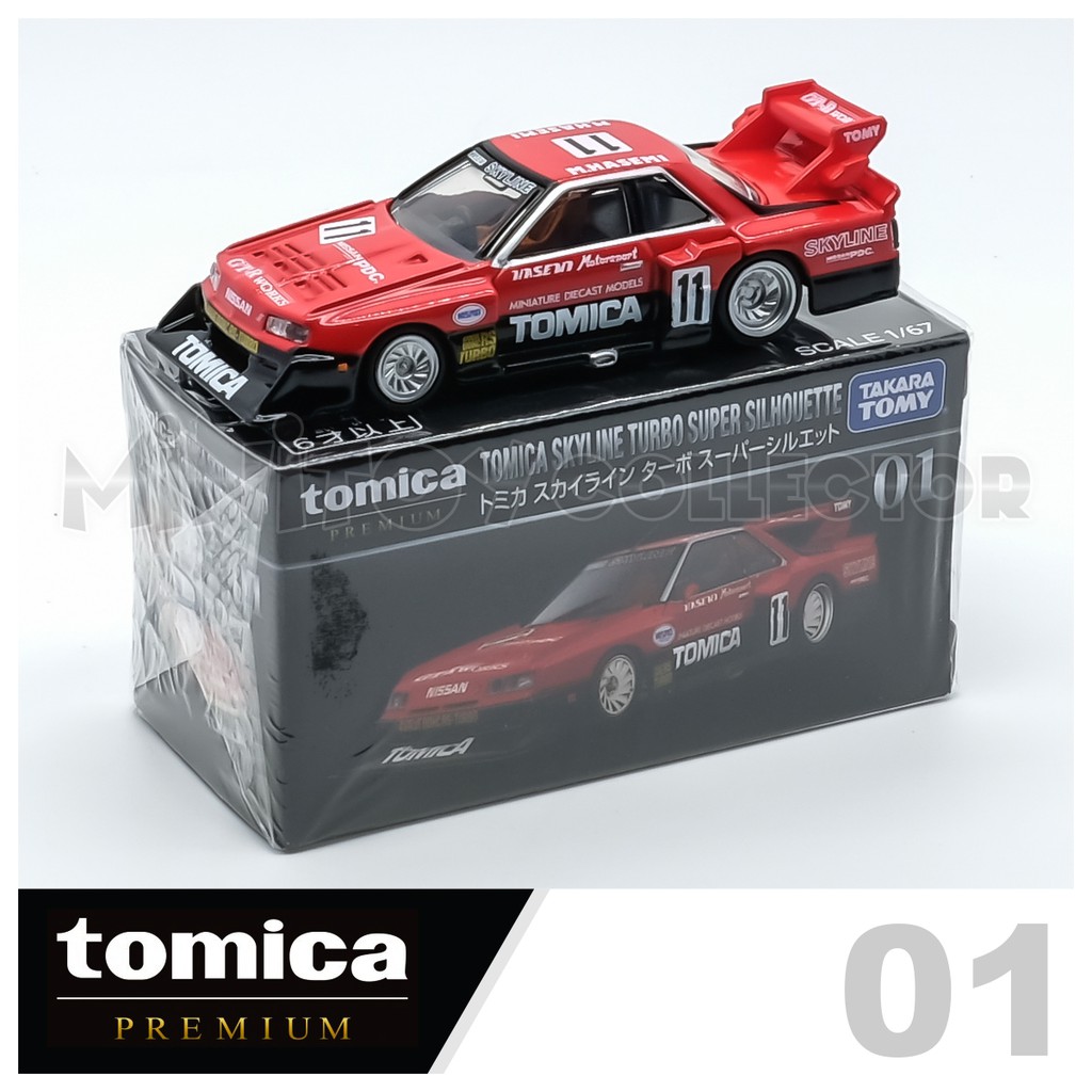 รถเหล็กTomica ของแท้ Tomica Premium No.01 TOMICA SKYLINE TURBO SUPER ...