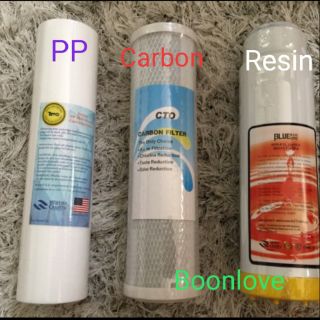 ไส้กรอง 10 นิ้ว 3 ขั้นตอน PP/Carbon/Resin