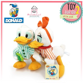 โดนัลดั๊กเดซี่ คู่ Donald Duck ใหม่ ป้ายกระดาษครบ Disney Sega  ลิขสิทธิ์แท้ สินค้ามือสองญี่ปุ่น