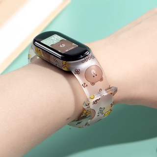 ภาพหน้าปกสินค้าสายนาฬิกาข้อมือซิลิโคน พิมพ์ลายการ์ตูน สําหรับ Xiaomi Mi Band 3 4 5 6 7 Wrist Band Miband 5 6 7 ที่เกี่ยวข้อง