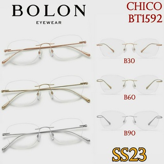SS23 BOLON กรอบแว่นสายตา รุ่น Chico BT1592 B30 B60 B90 [ฺTitanium / β Titanium] แว่นของญาญ่า แว่นของเจเจ โบลอน