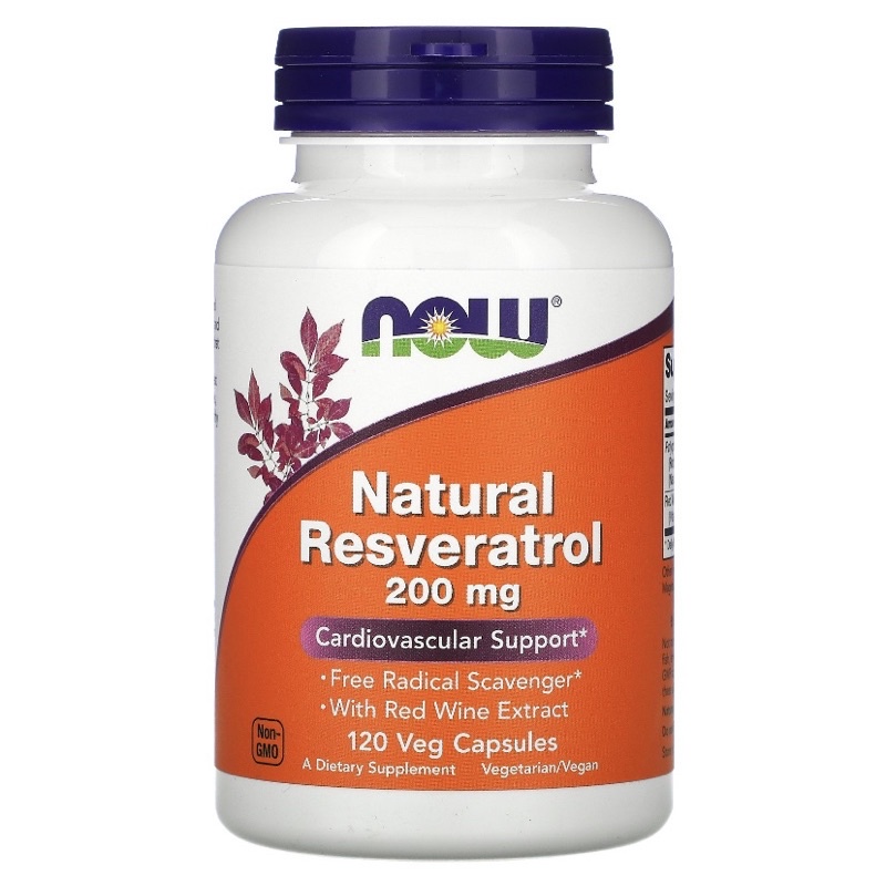 ภาพหน้าปกสินค้า️Natural Resveratrol 200 mg. (120 Capsules) พร้อมส่ง