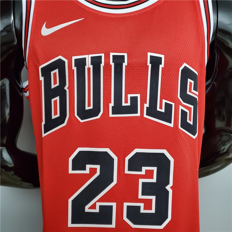 ลูกบาสเก็ตบอล-nba-jordan-23-เสื้อกีฬาบาสเก็ตบอล-แขนกุด-ลายทีม-chicago-bulls-no-23