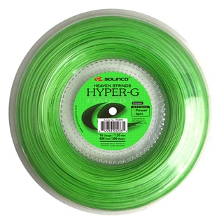 SOLINCO HYPER-G (GREEN) 12M. (1.20mm, 1.25mm.) Tennis String