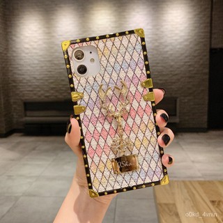 Samsung Galaxy A51 A71 A10 M10 M20 A20 A30 A50 A50S A60 A70 A80 A90 A750 A10S A20S A70S A01 A41 Brand deer head square phone case เคสโทรศัพท์
