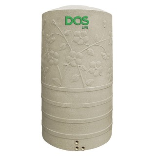 ABOVE-GROUND WATER TANK DOS CHABA 1050L SAND BROWN แท้งค์น้ำบนดิน DOS CHABA 1,050 ลิตร สีทราย แท้งค์น้ำ แท้งค์น้ำและถังบ