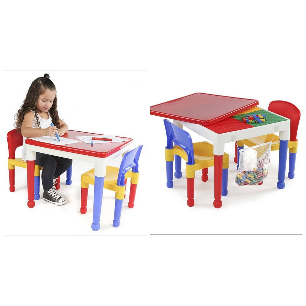 โต๊ะเลโก้-lego-2in1-construction-table-setเก้าอี้รับนน-ได้ถึง80โล