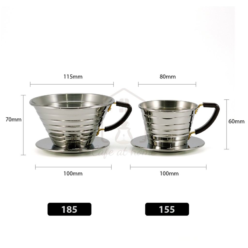 kalita-stainless-wave-dripper-ขนาด-155-s-185-s