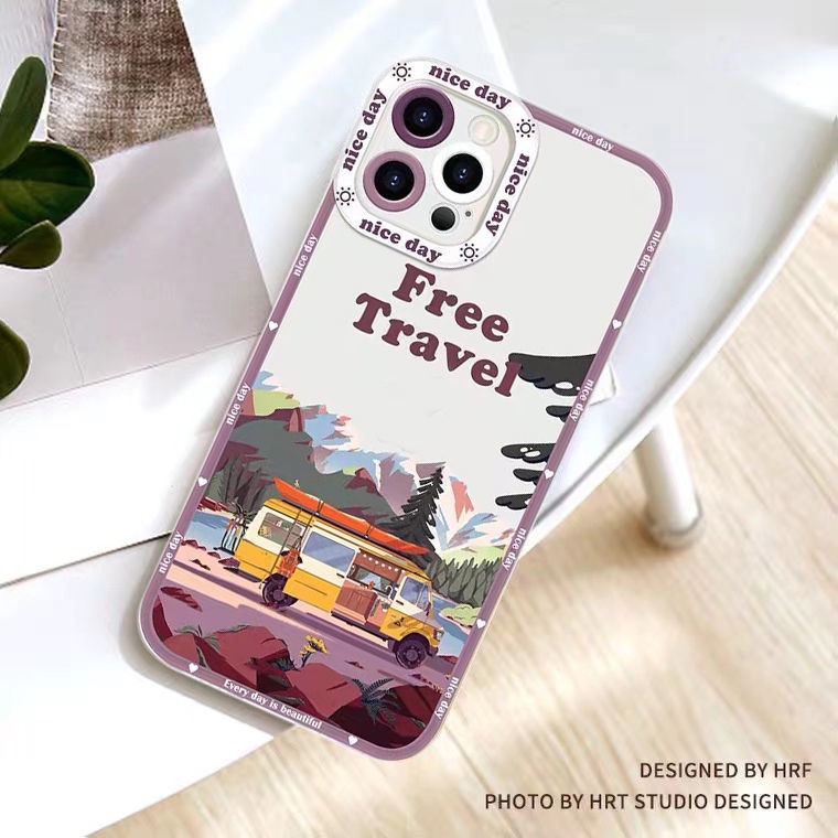 เคสโทรศัพท์มือถือ-tpu-แบบนิ่ม-สําหรับ-iphone-13-12-mini-11-pro-x-xr-xs-max-se-2020-6-6s-7-8-plus