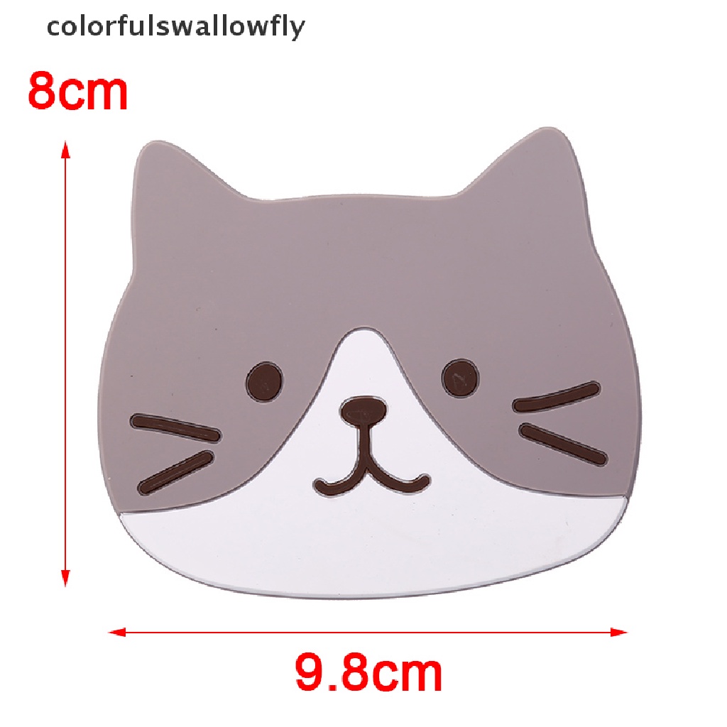 colorfulswallowfly-cute-cat-table-placemat-waterproof-bowl-pad-heat-insulation-milk-coffee-coaster-csf