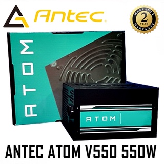 สินค้า POWER SUPPLY (อุปกรณ์จ่ายไฟ) ANTEC ATOM V550 550W ประกัน 2 ปี เพาเวอร์ดีมากๆ ราคาสุดคุ้ม