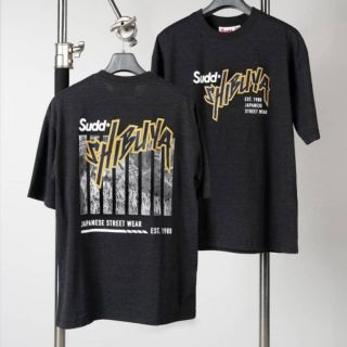 Sudd® เสื้อยืดโอเวอร์ไซส์  รุ่น Shibuya สีท็อปดำ