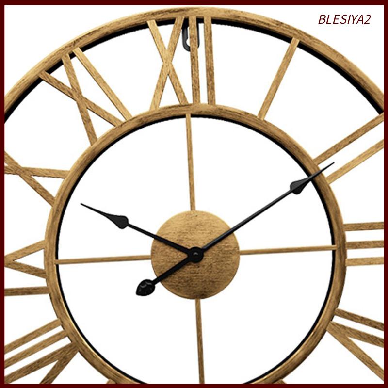 bigsale-นาฬิกาแขวนผนัง-ขนาดใหญ่-3d-เสียงเงียบ-ตัวเลขโรมัน-สไตล์โบราณ-60x60-ซม