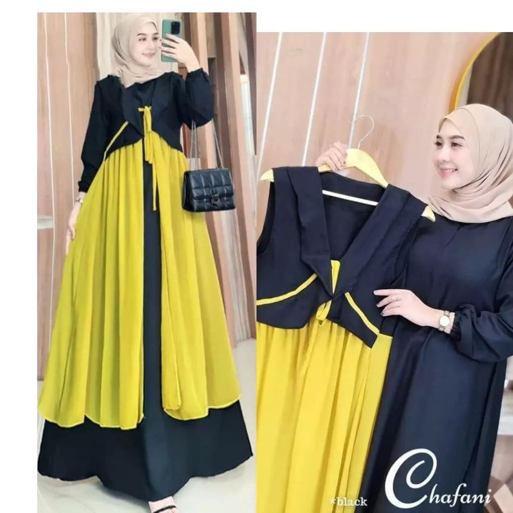 ch-maxi-ชุดเสื้อสูท-ik-material-shakila-mix-tille-tille-แยก-gamis-and-outer-สําหรับผู้หญิงวัยรุ่น-2in1