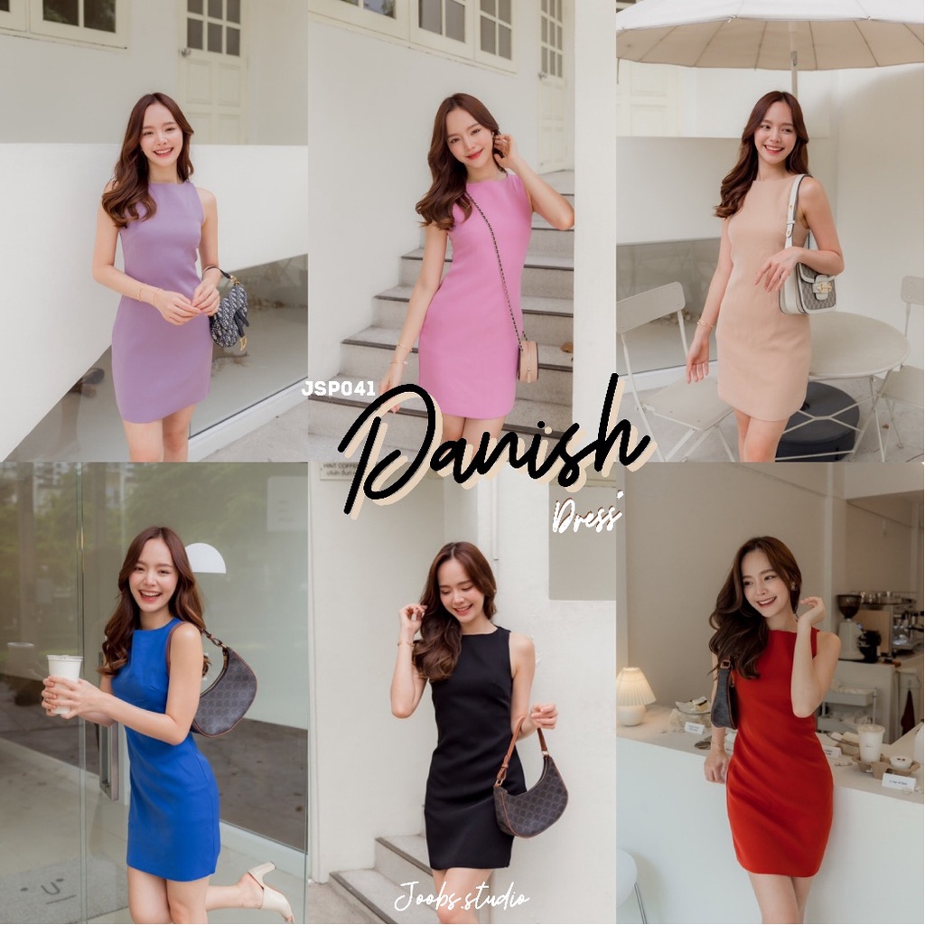 ภาพหน้าปกสินค้าJSP041 Danish Dress ชุดทำงาน จากร้าน joobs.studio บน Shopee