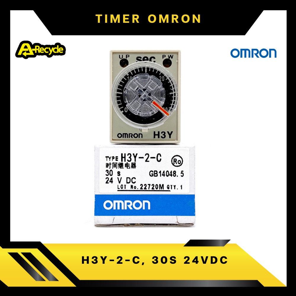 omron-h3y-2-c-30s-24vdc-timer-relay-omron-2-contact-8-ขา