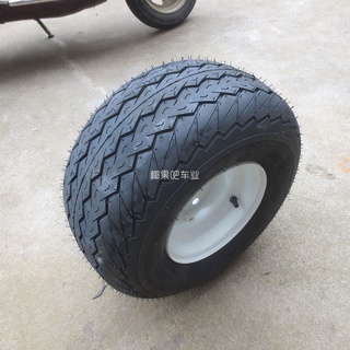 □Qingda Tyre 18X8.50-8 ยางไม่มียางรถ ATV รถกอล์ฟตระเวนรถสนามหญ้ายางล้อ Hub