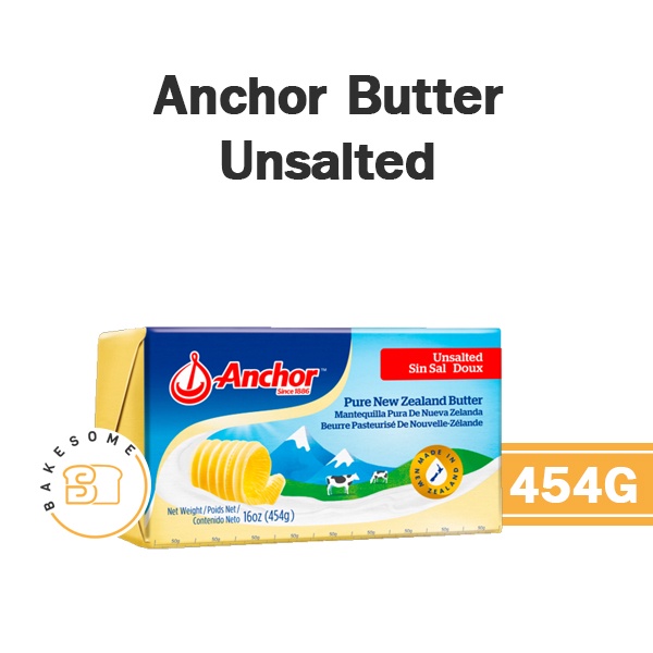 ส่งรถเย็น-anchor-butter-เนยแองเคอร์-ชนิดจืด-ชนิดเค็ม-เนยสด-เนยแท้-salted-butter-unsalted-butter-454g