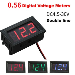 สินค้า วัดโวลท์ DC ยาว 4.5CM วัดไฟ 4.5V ถึง 30V Volt Meter DC