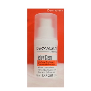 *ส่งฟรี EMS* ล็อตใหม่ล่าสุด Exp 9/2025 Dermaceutic Yellow Cream 15 ml