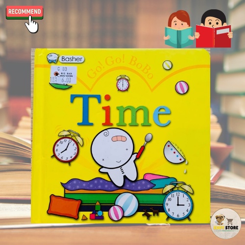 หนังสือมือสอง-basher-go-go-bobo-time-board-book