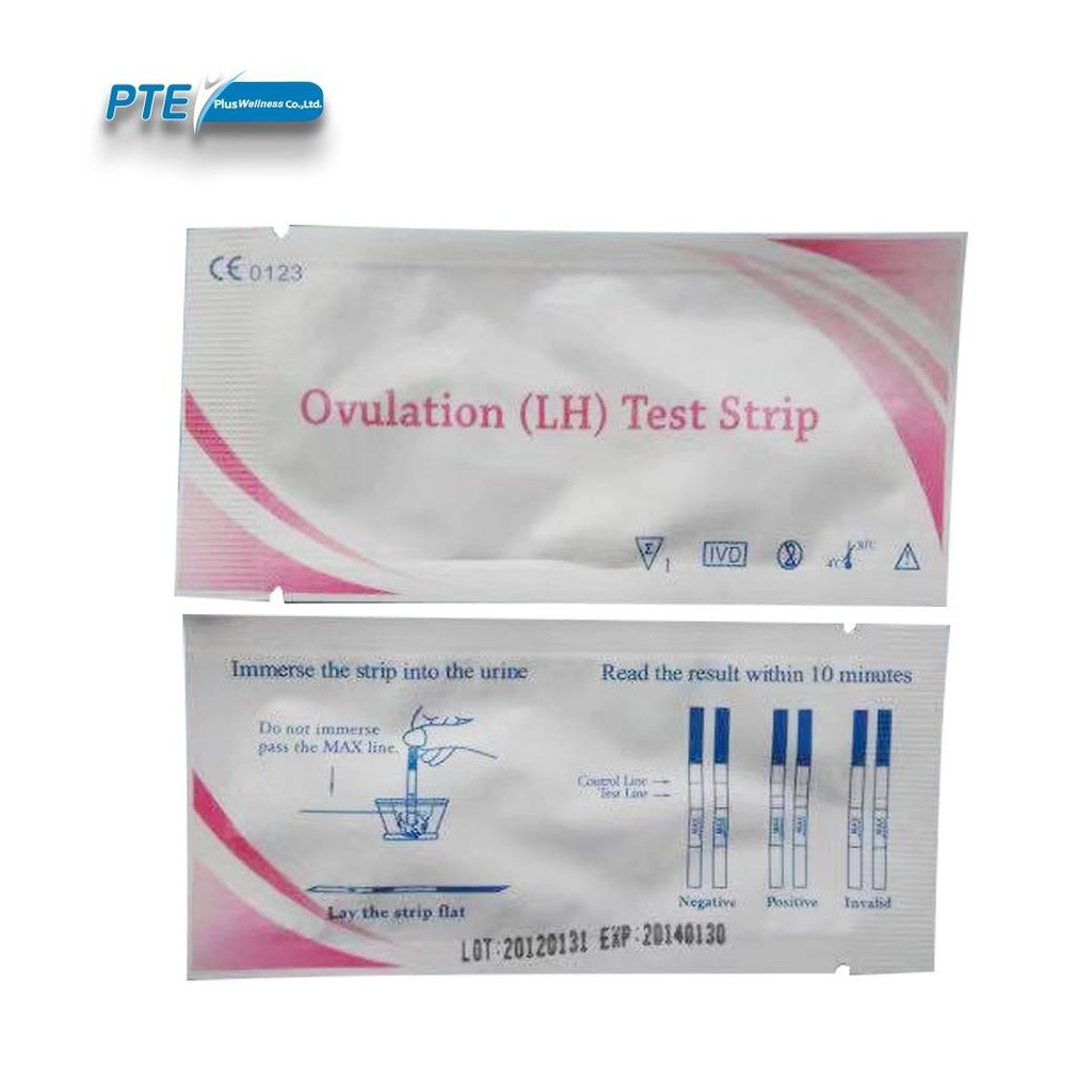 Ovulation (LH) Test Strip ตรวจไข่ตก Shopee Thailand
