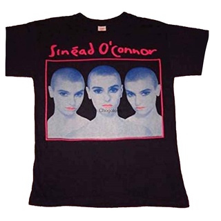 เสื้อยืดผ้าฝ้ายพิมพ์ลายคลาสสิก Sinead OConnor เสื้อยืด ผ้าฝ้าย ทรงปกติ สําหรับผู้หญิง 1052