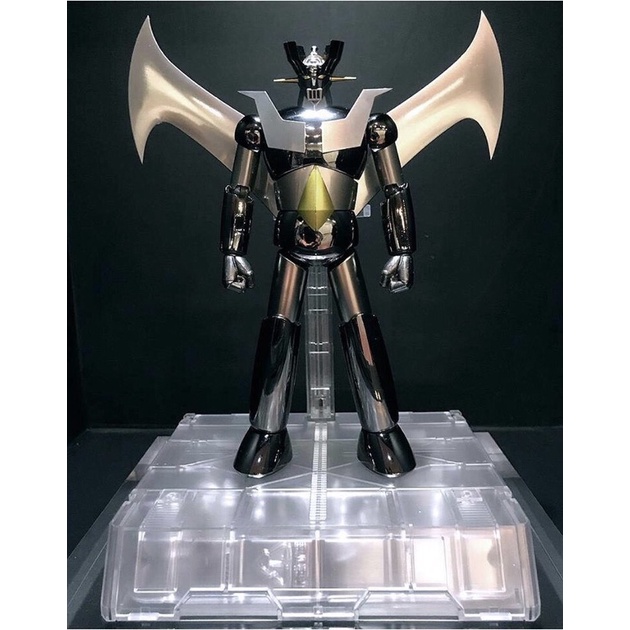 Mazinger Z – Soul Of Chogokin GX-70CN – édition Limitée Chrome Noir – Import Japon – 17 Cm