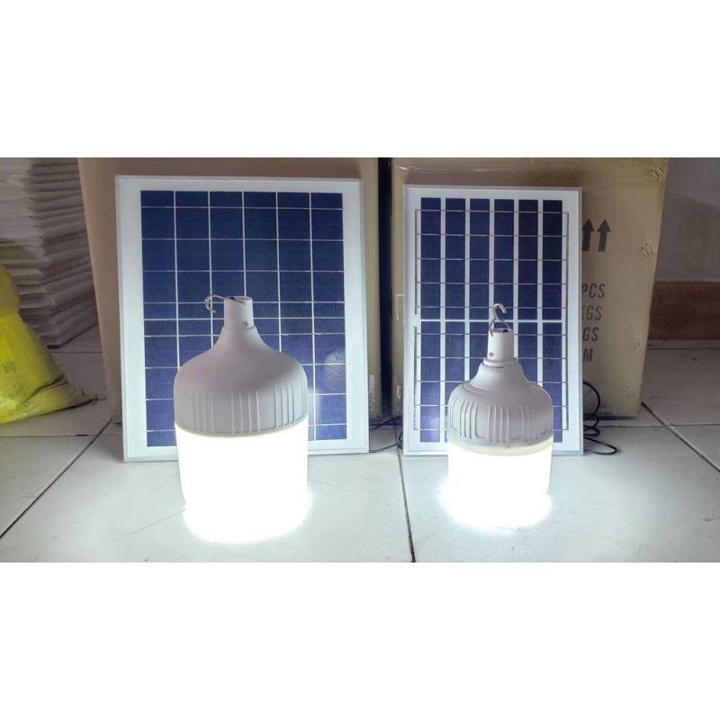 พร้อมส่ง ไฟ Solar cell แผงโซล่าเซลล์และหลอดไฟ Led ขนาด 50W และ 60W 100W ...