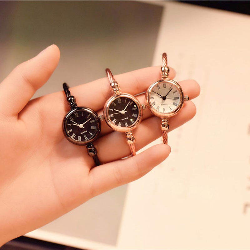 ภาพหน้าปกสินค้านาฬิกาข้อมือควอตซ์ แฟชั่น สไตล์วินเทจ สำหรับผู้หญิง