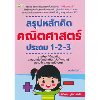 8858757411875สรุปหลักคิด คณิตศาสตร์ ประถม 1-2-3