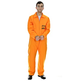 สินค้า cp70.1 ชุดนักโทษ ชุดคนคุก ชุดนักโทษสีส้ม นักโทษ