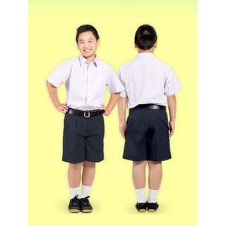 ภาพขนาดย่อของภาพหน้าปกสินค้ากางเกงนักเรียน สีกรมท่า ยาว 12,13,14,15 ผ้าโทเร ตราสมอ จากร้าน nanarin_shop บน Shopee ภาพที่ 6