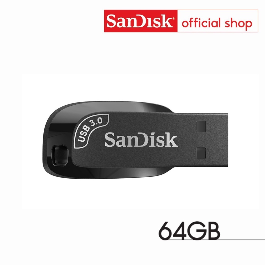 ภาพหน้าปกสินค้าSanDisk Ultra Shift USB 3.0 Flash Drive 64GB (SDCZ410-064G-G46) จากร้าน sandisk_thailand_officialshop บน Shopee